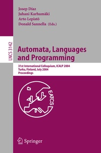 Enlarge image Cover: Automata, Languages and Programming - Springer