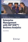Cover: Enterprise Management with SAP SEMT/ Business Analytics - Springer
