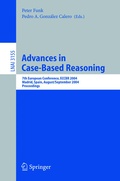 Cover: Advances in Case-Based Reasoning - Springer