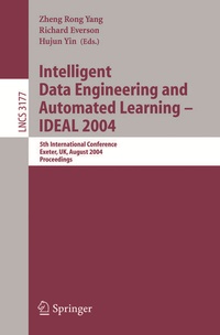Enlarge image Cover: Intelligent Data Engineering and Automated Learning - IDEAL 2004 - Springer