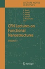 Cover: CFN Lectures on Functional Nanostructures - Springer