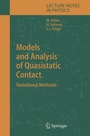 Cover: Models and Analysis of Quasistatic Contact - Springer