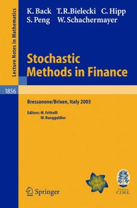 Enlarge image Cover: Stochastic Methods in Finance - Springer
