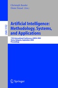 Cover: Artificial Intelligence: Methodology, Systems, and Applications - Springer