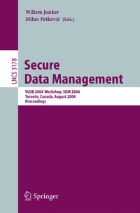 Enlarge image Cover: Secure Data Management - Springer