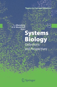 Enlarge image Cover: Systems Biology - Springer