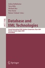 Cover: Database and XML Technologies - Springer