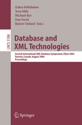 Cover: Database and XML Technologies - Springer