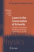Cover: Lasers in the Conservation of Artworks - Springer