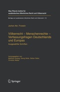Cover: V&ouml;lkerrecht - Menschenrechte - Verfassungsfragen Deutschlands und Europas - Springer