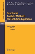 Cover: Functional Analytic Methods for Evolution Equations - Springer
