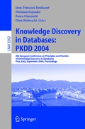 Cover: Knowledge Discovery in Databases: PKDD 2004 - Springer