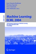 Cover: Machine Learning: ECML 2004 - Springer