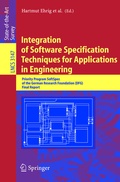 Cover: Integration of Software Specification Techniques for Applications in Engineering - Springer