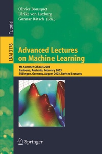 Abbildung von: Advanced Lectures on Machine Learning - Springer