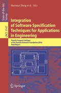 Cover: Integration of Software Specification Techniques for Applications in Engineering - Springer