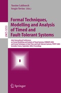 Cover: Formal Techniques, Modelling and Analysis of Timed and Fault-Tolerant Systems - Springer