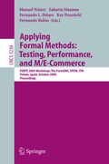 Cover: Applying Formal Methods: Testing, Performance, and M/E-Commerce - Springer