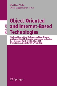 Enlarge image Cover: Object-Oriented and Internet-Based Technologies - Springer