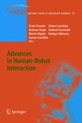 Cover: Advances in Human-Robot Interaction - Springer