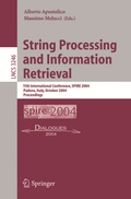 Cover: String Processing and Information Retrieval - Springer