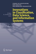 Cover: Innovations in Classification, Data Science, and Information Systems - Springer