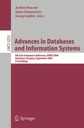 Cover: Advances in Databases and Information Systems - Springer