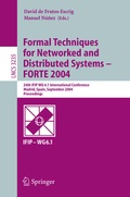 Cover: Formal Techniques for Networked and Distributed Systems - FORTE 2004 - Springer