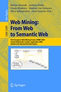 Cover: Web Mining: From Web to Semantic Web - Springer