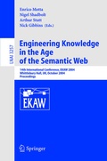 Cover: Engineering Knowledge in the Age of the Semantic Web - Springer