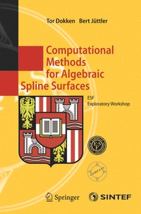 Enlarge image Cover: Computational Methods for Algebraic Spline Surfaces - Springer