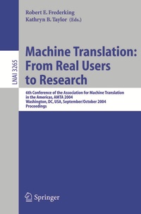 Abbildung von: Machine Translation: From Real Users to Research - Springer