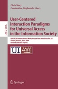 Cover: User-Centered Interaction Paradigms for Universal Access in the Information Society - Springer