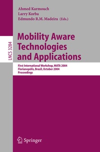 Enlarge image Cover: Mobility Aware Technologies and Applications - Springer