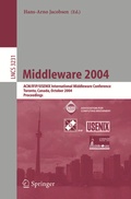 Cover: Middleware 2004 - Springer