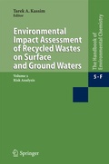 Cover: Environmental Impact Assessment of Recycled Wastes on Surface and Ground Waters - Springer
