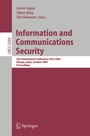 Cover: Information and Communications Security - Springer