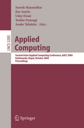 Cover: Applied Computing - Springer