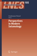 Cover: Perspectives in Modern Seismology - Springer