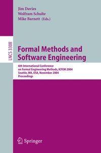 Enlarge image Cover: Formal Methods and Software Engineering - Springer