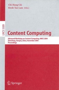 Enlarge image Cover: Content Computing - Springer