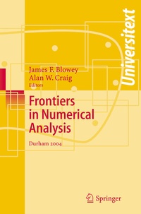 Enlarge image Cover: Frontiers of Numerical Analysis - Springer