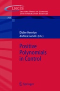 Cover: Positive Polynomials in Control - Springer