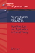 Cover: New Directions and Applications in Control Theory - Springer