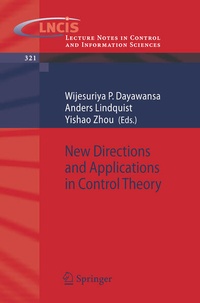 Enlarge image Cover: New Directions and Applications in Control Theory - Springer