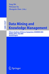 Enlarge image Cover: Data Mining and Knowledge Management - Springer