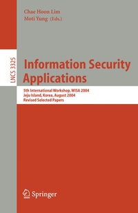 Enlarge image Cover: Information Security Applications - Springer