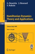 Cover: Hamiltonian Dynamics - Theory and Applications - Springer