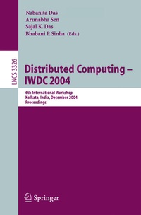 Enlarge image Cover: Distributed Computing -- IWDC 2004 - Springer