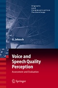 Cover: Voice and Speech Quality Perception - Springer